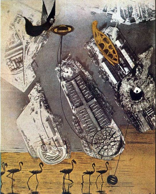Art - Dada - Ernst, Cormorants 1920